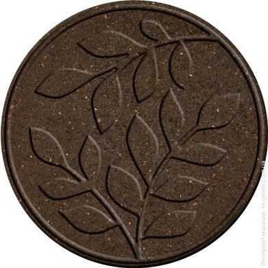 Декор для дорожек для сада MultyHome 55007 диам. 45 см, коричневый, "листья"