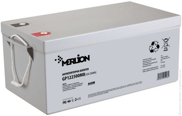 Акумулятор Merlion AGM GP122500M8