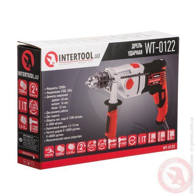 Дрель INTERTOOL WT-0122