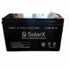 Аккумуляторная батарея SOLARX SXA 7,2-12 Фото 2 из 2