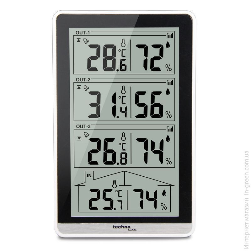 Термогигрометр Technoline WS7060 Black