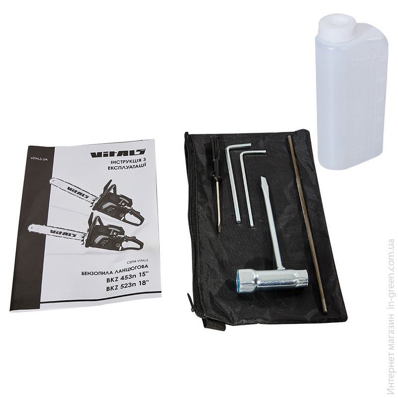 Бензопила цепная Vitals BKZ 453n 15