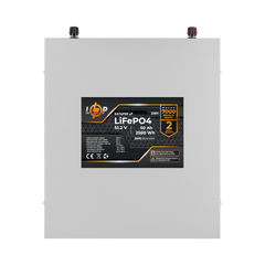Акумулятор LP LiFePO4 51,2V - 50 Ah (2560Wh) (BMS 80A/40А) метал для ДБЖ