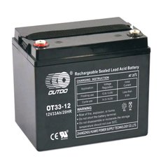 Акумуляторна батарея OUTDO AGM OT 33-12 12V 33Ah (194 х 132 х 174), Q2