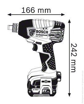 Гайковерт Bosch GDX 18 V-LI