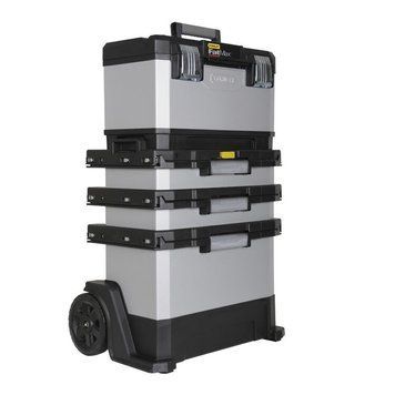 Ящик с колесами STANLEY FatMax Rolling KRAUSEhop металлопластмассовый серый 1-95-622