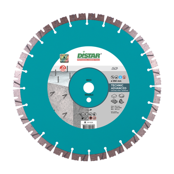 Круг алмазный отрезной 1A1RSS/C3-H 350x3,5/2,5x15x25,4-(11,5)-24 Technic Advanced (14320347025)