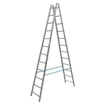 Стремянка с перекладинами Krause Stabilo 2x14 (124951)