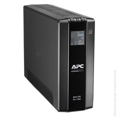 Источник бесперебойного питания APC Back-UPS Pro 1300VA/780W, LCD, USB, 6+2 C13
