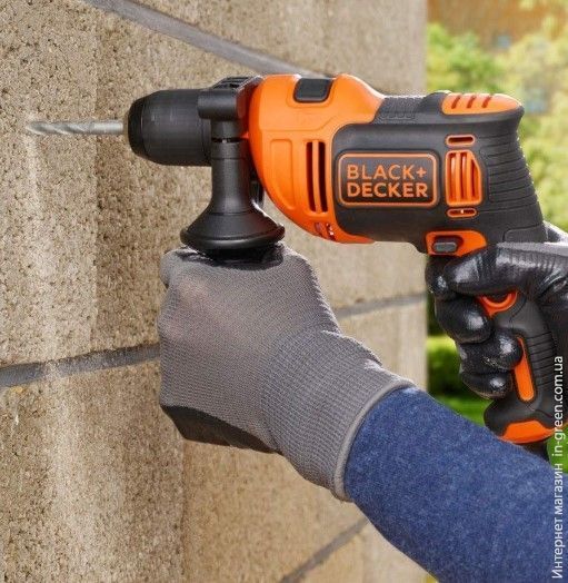 Дрель сетевая ударная BLACK&DECKER BEH550