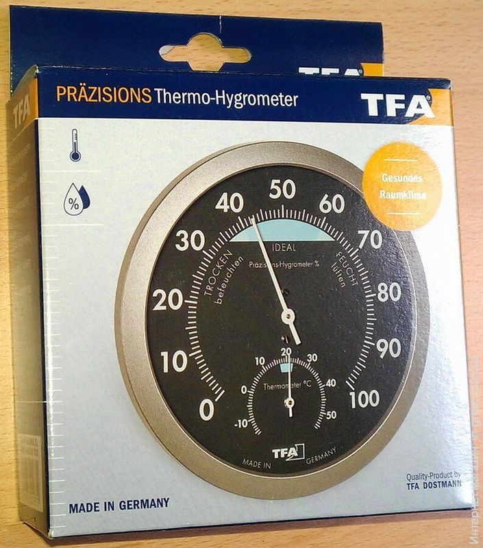 Термогигрометр TFA 45204351