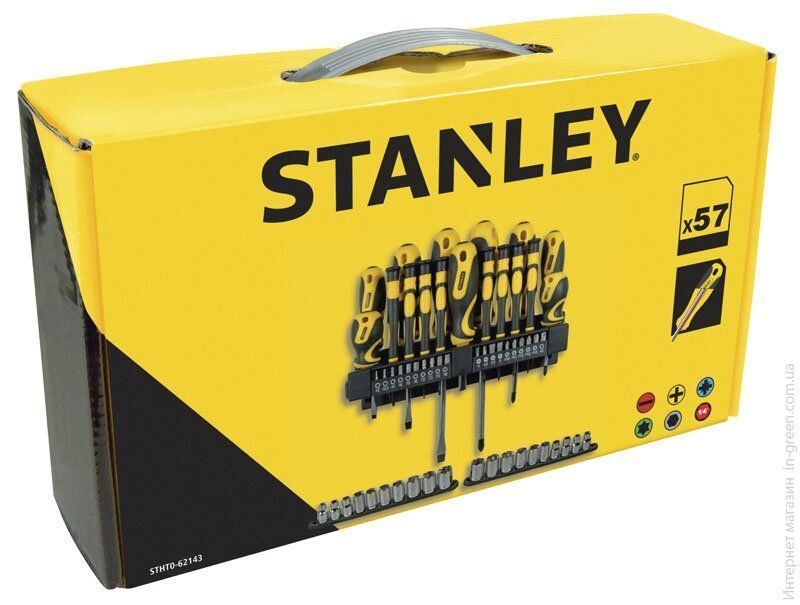 Набір викруток STANLEY 57 предметів STHT0-62143