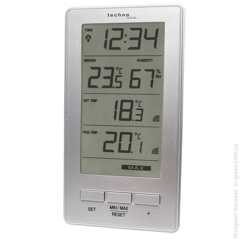 Термогигрометр Technoline WS9069 IT Silver
