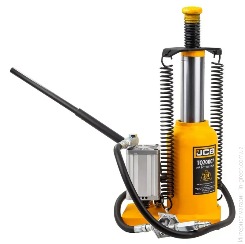 Домкрат пневматически-гидравлический бутылочного типа JCB Tools JCB-TQ20007 20т