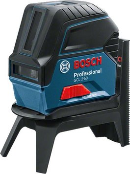 Нивелир лазерный BOSCH GCL 2-50 + RM1 + BM3 + LR6 + кей (0601066F01)