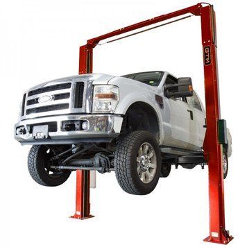 Автомобильный подъемник 2-х стойковый GTM QJY250DX 380 с верхней синхронизацией