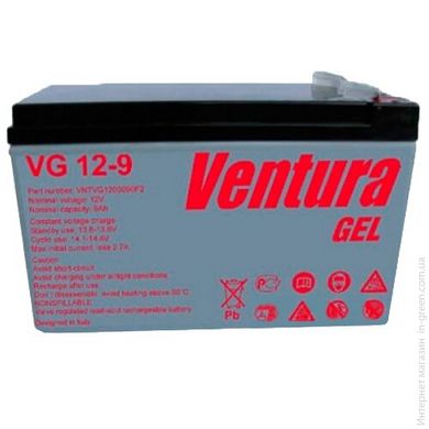 Гелевый аккумулятор VENTURA VG 12-9 GEL
