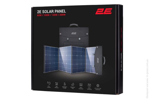 Портативная солнечная панель 2E LSFC-100