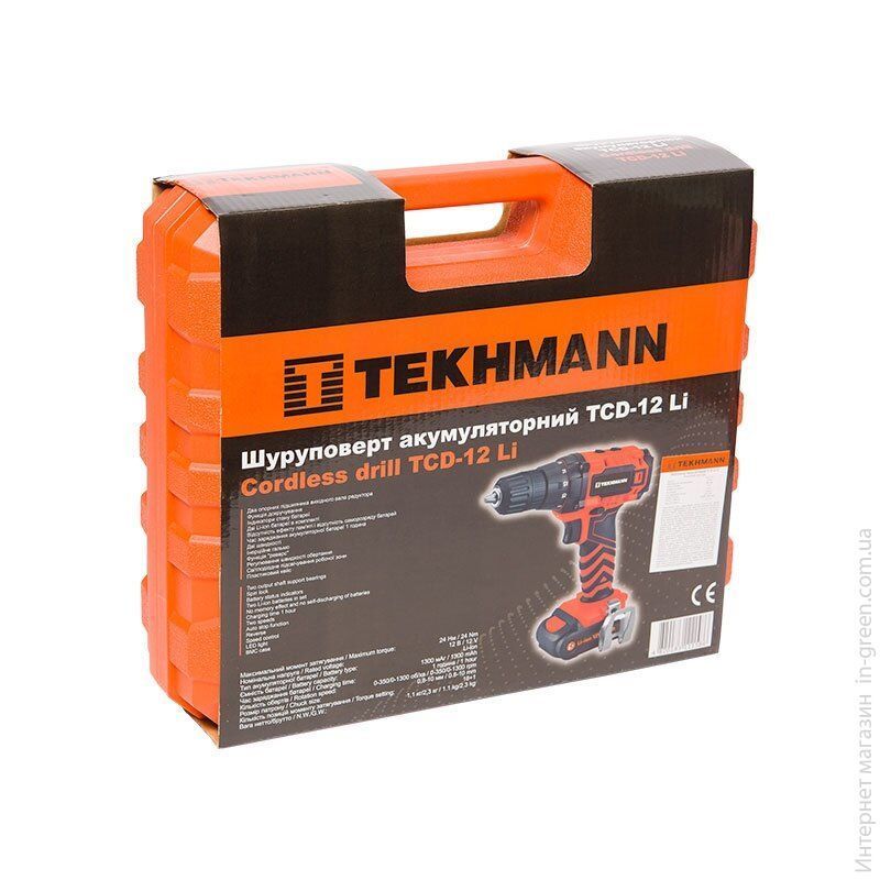 Шуруповерт Tekhmann TCD-12 Li