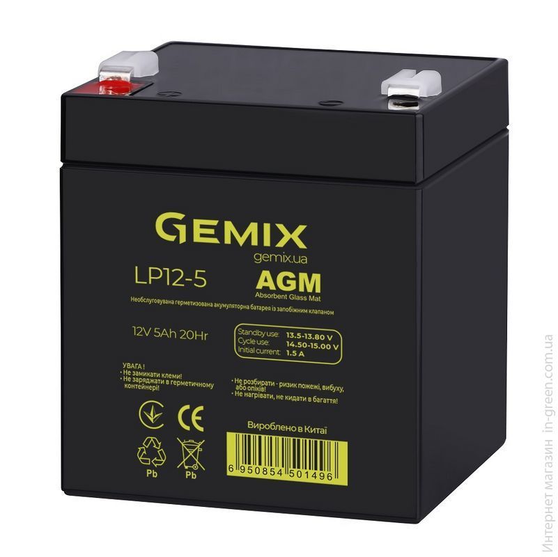 Аккумуляторная батарея Gemix LP12-5