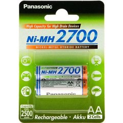 Акумулятор Panasonic High Capacity AA 2700 mAh 2BP Ni-MH