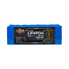 Аккумулятор LP LiFePO4 76,8V - 100 Ah (7680Wh) (BMS 200A/100A)