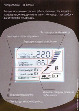 Сервомоторный стабилизатор RUCELF SDF II-10000-L