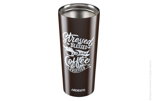 Термокухоль Ardesto Coffee time Cup 450 мл (AR2645DBB)