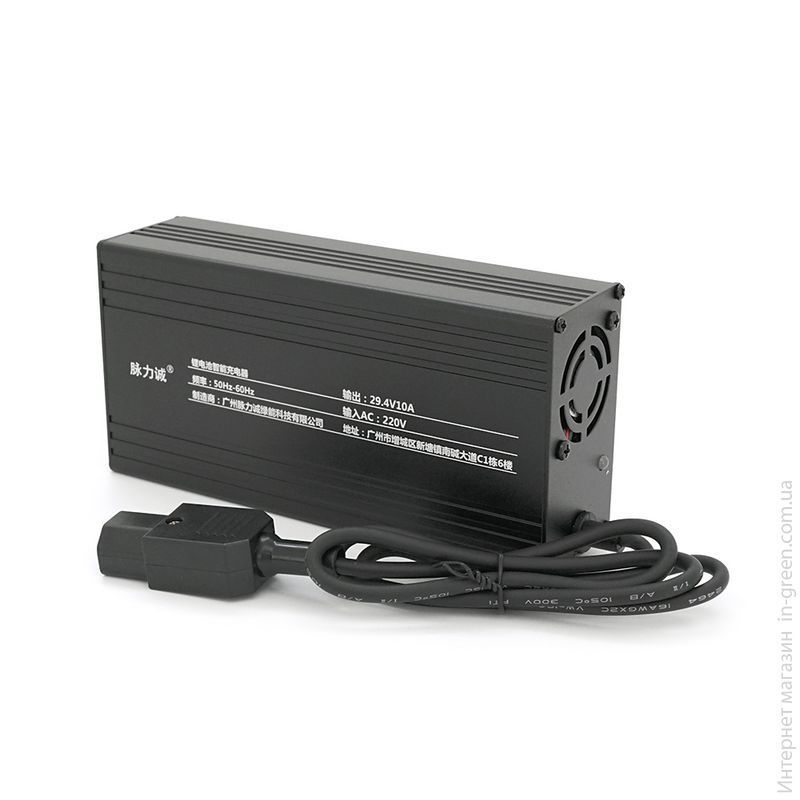 Зарядное устройство для аккумуляторов Li-ion 24V(29,4V) 7S 10A LED-индикация