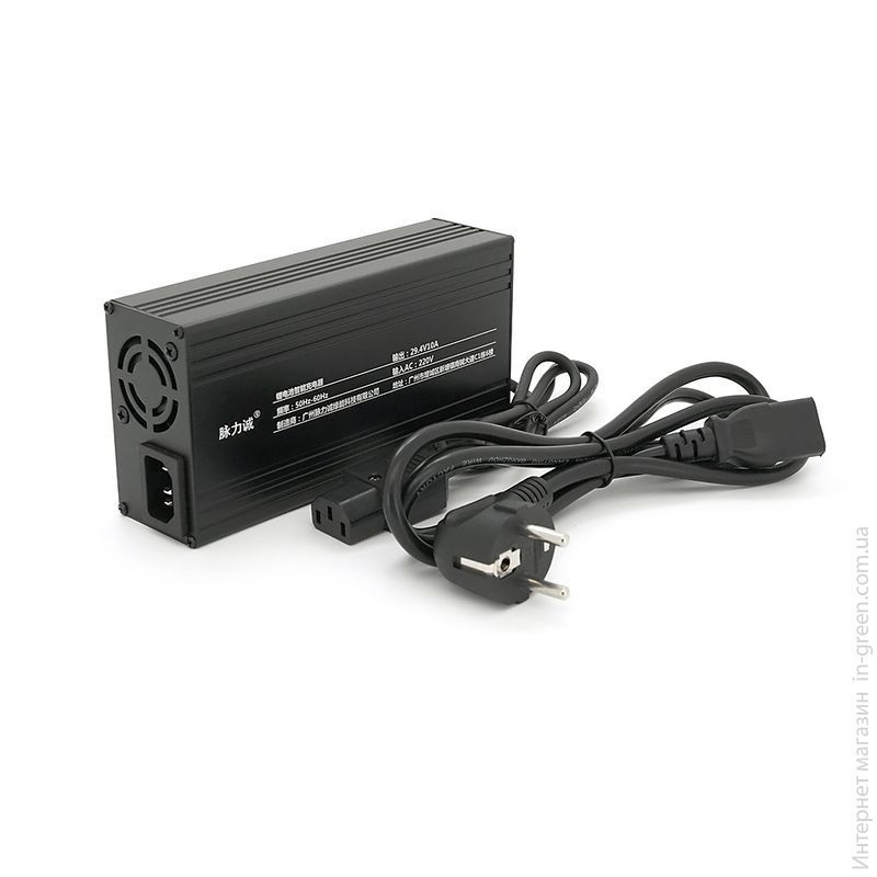 Зарядное устройство для аккумуляторов Li-ion 24V(29,4V) 7S 10A LED-индикация