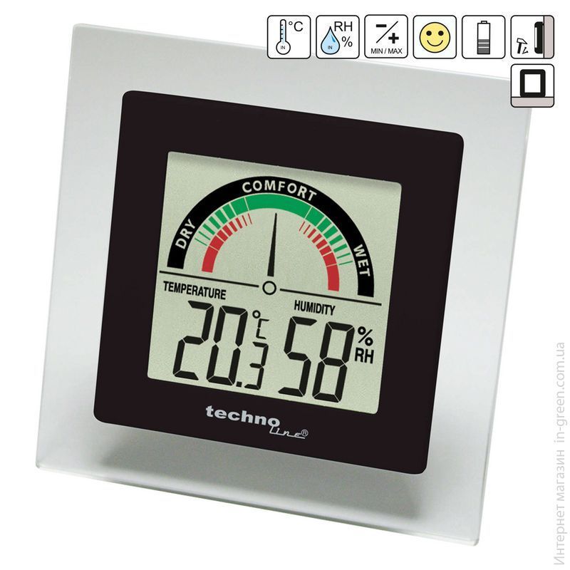 Термогигрометр Technoline WS9415 Black