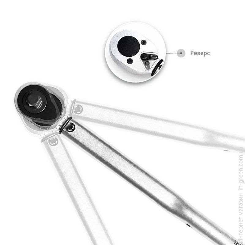 Динамометрический ключ S&R 40-210 Нм, 1/2" с удлинителем 125 мм и торцевыми головками 17, 19, 21 мм