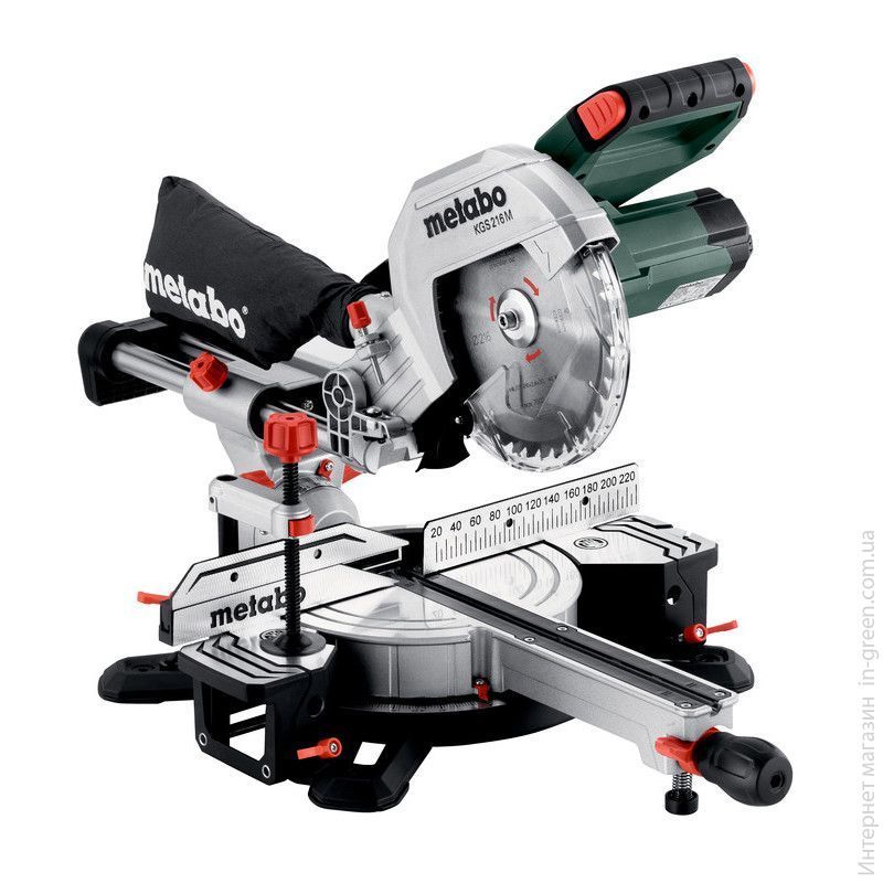 Торцовочная пила з тяговою функцією METABO KGS&nbsp;216&nbsp;M