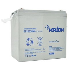 Акумулятор Merlion AGM GP12550M6