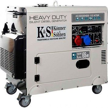Дизельный генератор Konner&Sohnen KS 8200HDE-1/3 ATSR