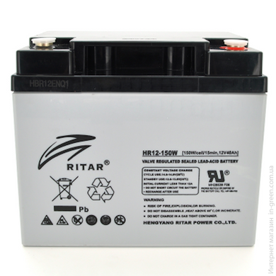 Акумуляторна батарея AGM RITAR HR12150W