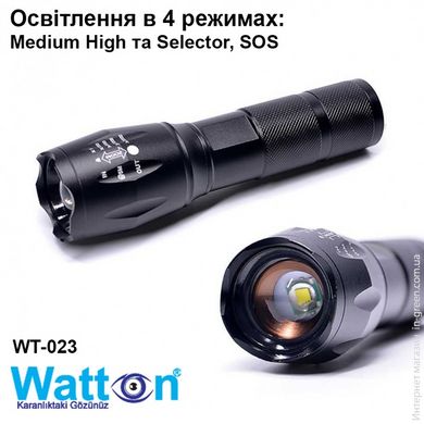 Фонарь ручной Watton WT-023