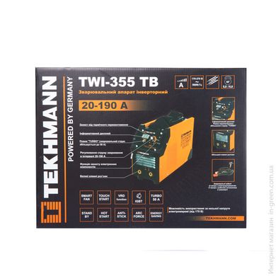 Зварювальний апарат TEKHMANN TWI-355 TB