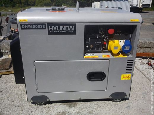 Дизельний генератор HYUNDAI DHY 6000SE