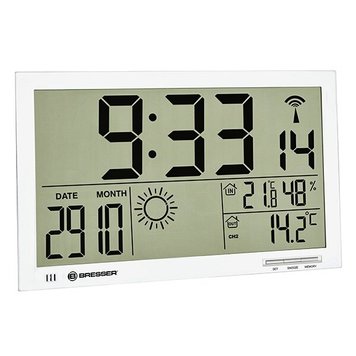 Метеостанция BRESSER MYTIME JUMBO LCD WHITE