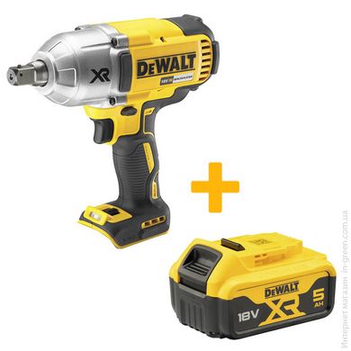 Гайковерт ударный аккумуляторный DeWALT DCF899NT Аккумуляторная батарея DCB184