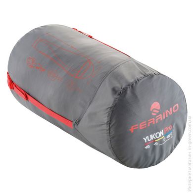 Спальний мішок FERRINO Yukon Pro SQ/+3°C Scarlet Red/Grey (Left)