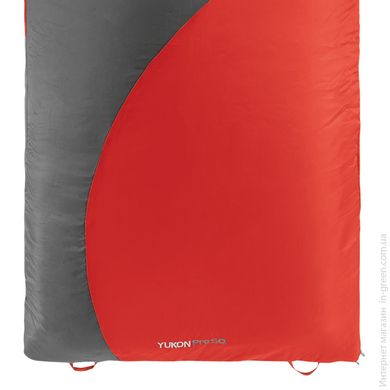 Спальний мішок FERRINO Yukon Pro SQ/+3°C Scarlet Red/Grey (Left)