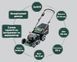 Аккумуляторная газонокосилка METABO RM 36-18 LTX BL 46 (601606850) Фото 2 из 21