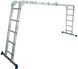 Многофункциональная шарнирная лестница-стремянка VIRASTAR TRANSFORMER 4x5 ступеней (VTL045) Фото 1 из 8