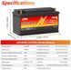 Акумулятор Moseworth LiFePO4 12V/140AH Bluetooth Фото 2 з 14