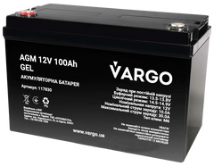 Акумуляторна батарея VARGO 12-100M8 (117830)
