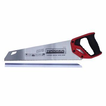 Ножовка по дереву HAISSER 400 мм, 7-8TPI, 3D, SK5, Rapid