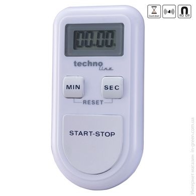 Таймер кухонний Technoline KT100 Magnetic White