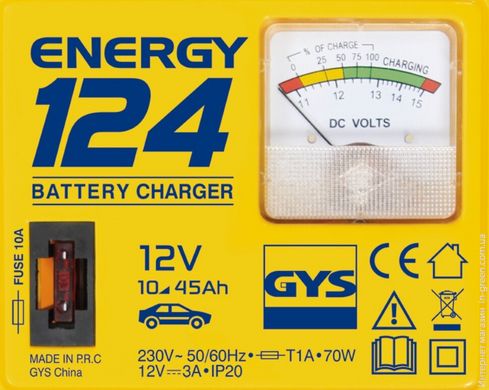 Зарядний пристрій GYS Energy 124